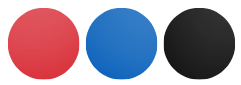 red blue black circle